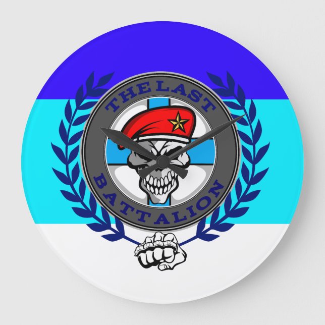 Relógio Grande The Last Battalion - Wall Clock (Frente)