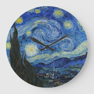 Relógio Grande The Starry Night, 1889, por Vincent van Gogh