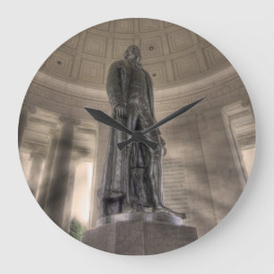 Relógio Grande Thomas Jefferson Memorial Bronze Estátua