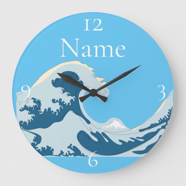 Relógio Grande Thunder_Cove da Onda do excelente (Frente)