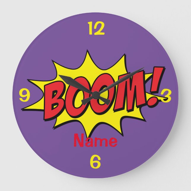 Relógio Grande Thunder_Cove do Boom do Cartoon (Frente)