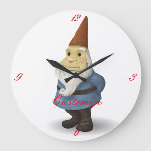 Relógio Grande Thunder_Cove do Gnome de Natal de inverno