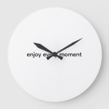 Time Flies Wall Clock