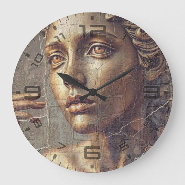 Relógio Grande Timeless Muse Vintage Wall Clock (Frente)