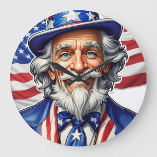 Relógio Grande Tio Sam USA