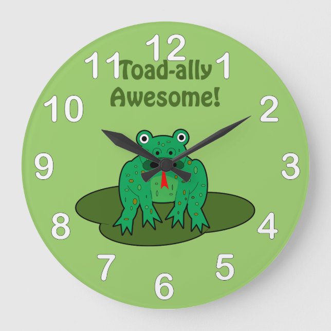 Relógio Grande Toad-ally Incrível (Frente)