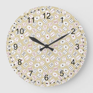 Relógio Grande Tocando Cartões