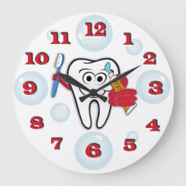 Relógio Grande Toothbrush Clock