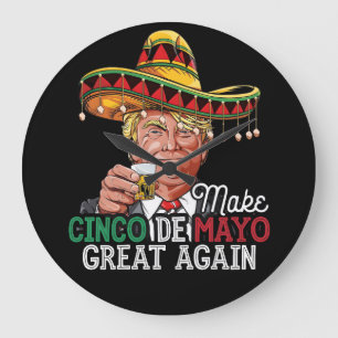 Relógio Grande Torne o Cinco de Mayo Grande Novamente-Mulheres Tr