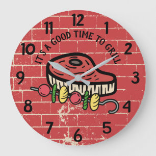 Relógio Grande Torneio de carne de cozinhar de galinha