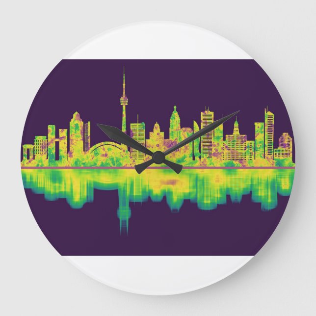 Relógio Grande Toronto Canada Skyline (Frente)