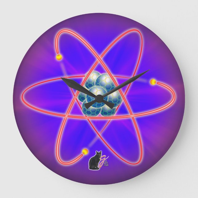 Relógio Grande Totalmente atômico (Frente)