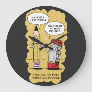 Relógio Grande Trabalho em equipe triunfo