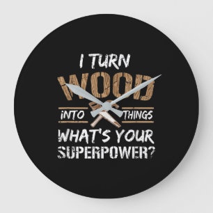 Relógio Grande Transformo Madeira Em Coisas De Madeira De Carpint