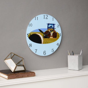 Relógio Grande Trator Com Tinta De Óleo De Balança De Cintura,