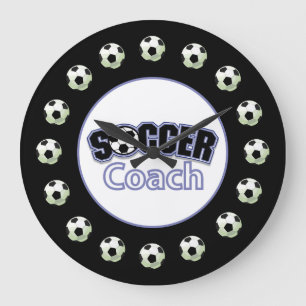Relógio Grande Treinador De Futebol Obrigado, Bolas