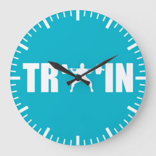 Relógio Grande TREM - motivação do Gym