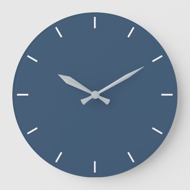 Relógio Grande Trend Color Serie Blue Grande Wall Clock (Frente)