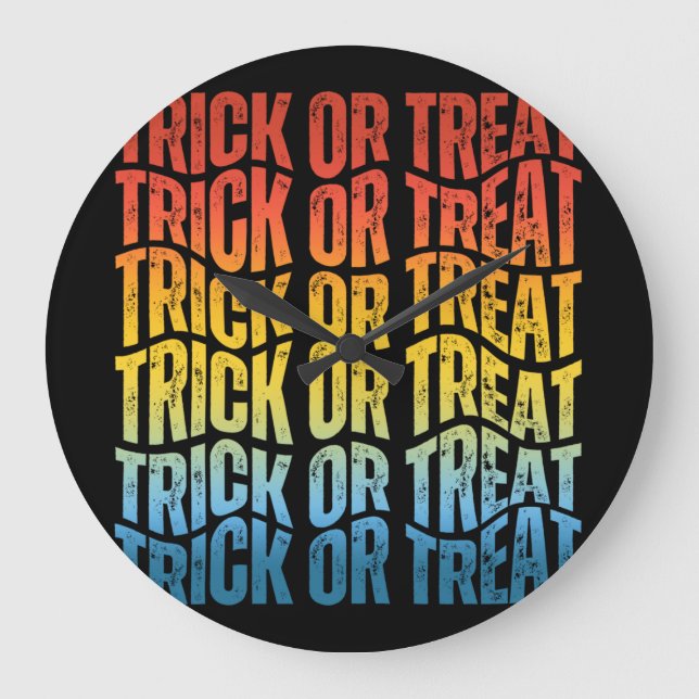 RELÓGIO GRANDE TRICK OR TREAT (Frente)