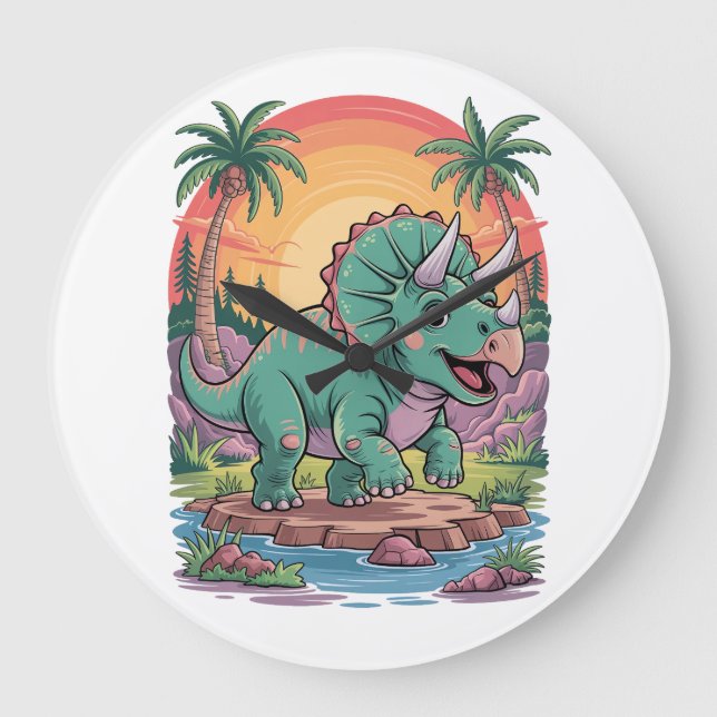 Relógio Grande Triunfo do Triceratops (Frente)