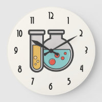 Tubo de teste de química e copo