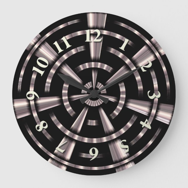 Relógio Grande Tubos Steampunk (Frente)