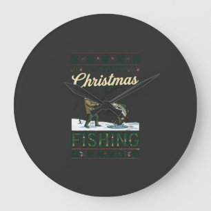 Relógio Grande Tudo O Que Queremos No Natal É Pescaria Pescador P