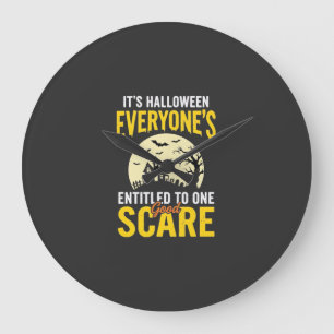 Relógio Grande Tudos no Halloween Têm Direito a um Design de Medo