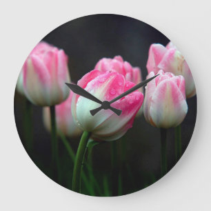 Relógio Grande Tulipas