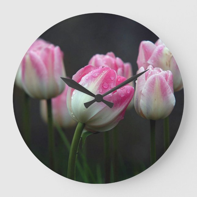 Relógio Grande Tulipas (Frente)