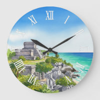 Tulum México Aquarela