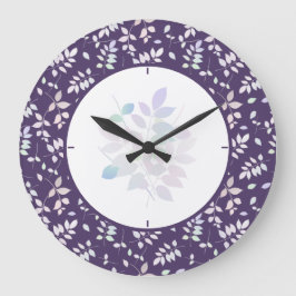 Relógio Grande Twigs Coloridos