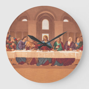 Relógio Grande Última Ceia de Jesus Cristo