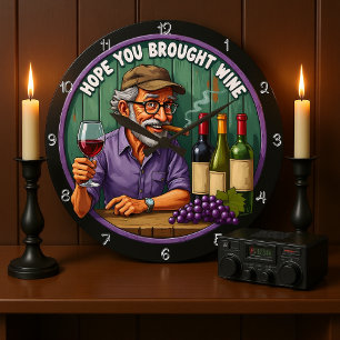 Relógio Grande Um homem barbudo de bom gosto