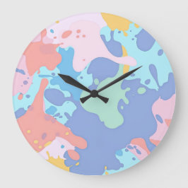 Relógio Grande Um padrão confuso de manchas de tinta