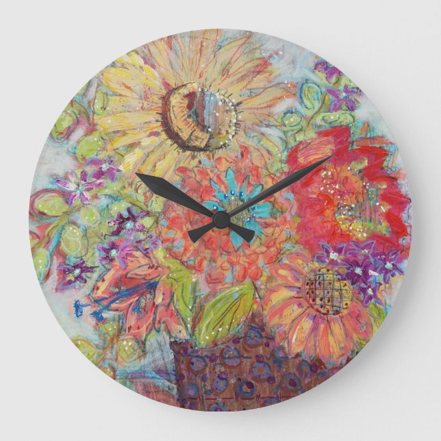 Relógio Grande Uma grande vida de Arte Sangria de Lydia (Frente)