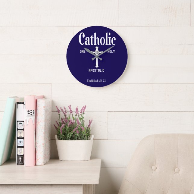 Relógio Grande Uma Santa Igreja Católica Apostólica (Sala de leitura)