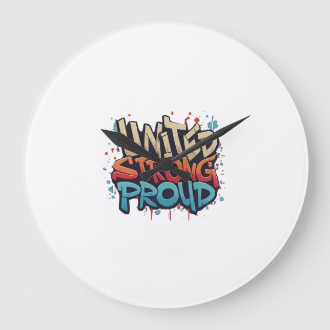 Relógio Grande Unida, orgulhosa (Frente)