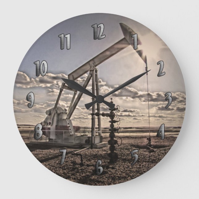 Relógio Grande Unidade de bombeamento colorida no pulso de (Frente)