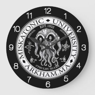 Relógio Grande Universidade Miskatonic CTHULHU HP LOVECRAFT CLOCK