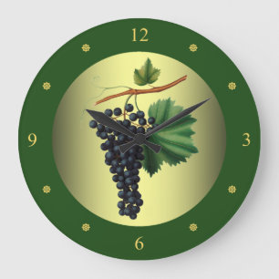 Relógio Grande Uvas Venetianas~Giorgio Gallesio~Fruta Botânica~