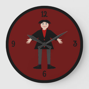 Relógio Grande Vampiro do Dia das Bruxas