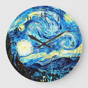 Relógio Grande Van Gogh - Starry Night