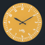 Relógio Grande Variação CLOCK TILDE número 125 S3 Apple<br><div class="desc">Nace CLOCK TILDE, con la finalidad de crear una linea de relojes originales y divertidos, los diseños son creados por Miguel Angel Sanser, poco a poco se irán creando nuevos diseños, y se irán agregado a la COLECCION, compra productos de la plataforma ZAZZLE, para ti o regalar a familiar amigos,...</div>