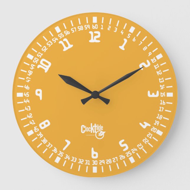 Relógio Grande Variação CLOCK TILDE número 125 S3 Apple (Frente)