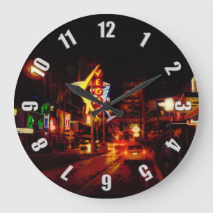 Relógio Grande Vegas Nightlife - Las Vegas Nevada