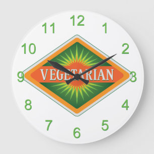 Relógio Grande Vegetariano