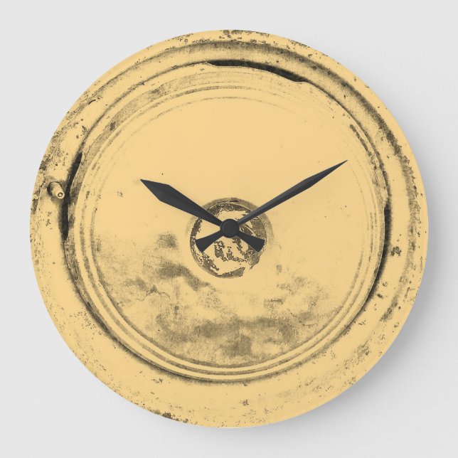 Relógio Grande Velha Roda Do Carro Clássico Nº 3 (Frente)