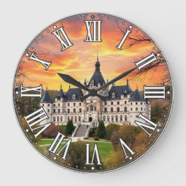 Relógio Grande Velho castelo majestoso