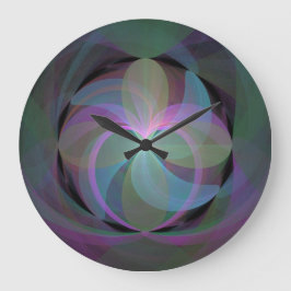 Relógio Grande Ventilador Frato com Ventilador Multicolorido